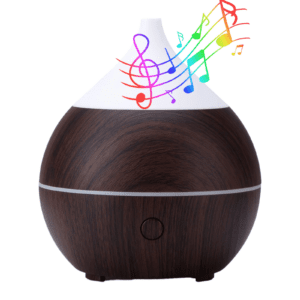 Difusor de Aceites Esenciales de Madera Ultrasónico con Bluetooth 200ml